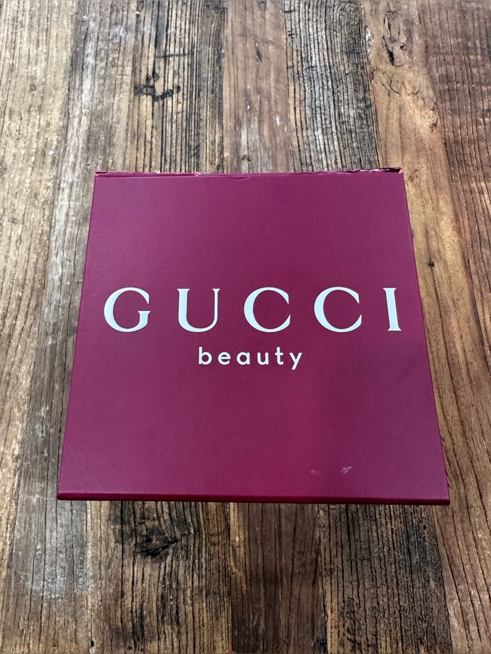 Gucci Beauty Box - Berry Pink with White Logo